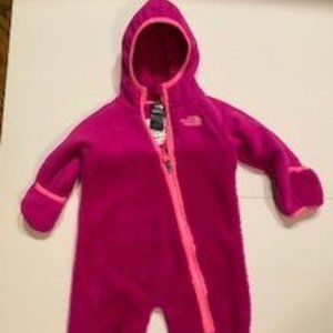 North Face Denali Infant 6-12 Month Fleece Bunting